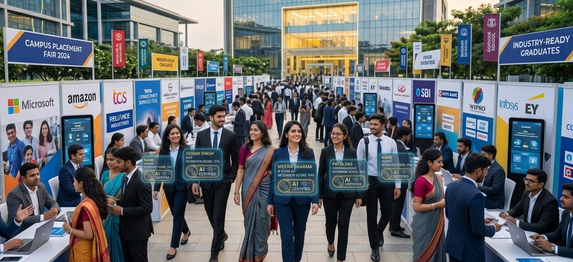 Recruiters visiting campus